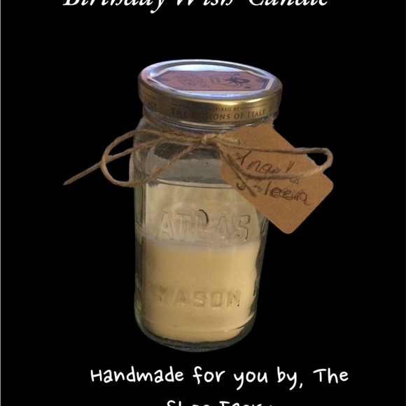 Handmade Birthday Wish Candle personalized - Picture 1 of 2